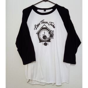 Less Than Jake Raglan Long Sleeve Tee Cassie Podish Art Ska Punk Band Y2K SZ L